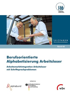 cover image of Berufsorientierte Alphabetisierung Arbeitsloser
